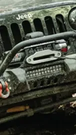 4x4 recovery equipment including a winch, tow straps and shackles